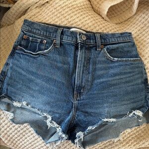 Abercrombie Curve Love Jean Shorts